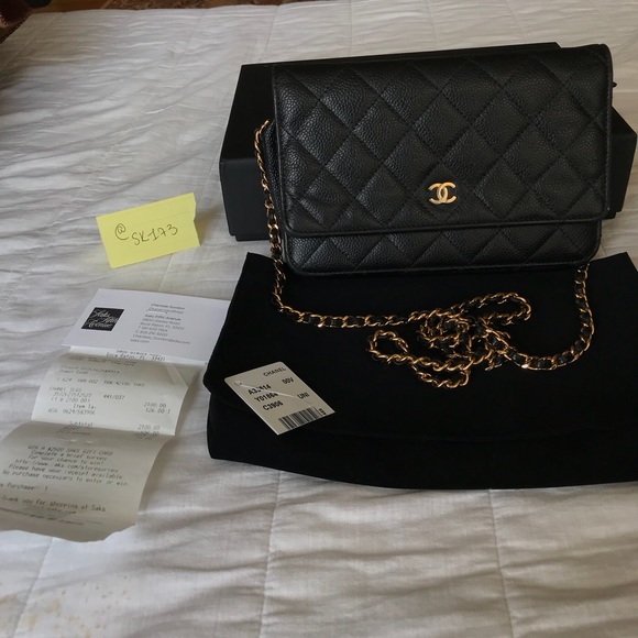 CHANEL Handbags - ❌SOLD❌ Chanel Caviar Wallet on Chain with GHW